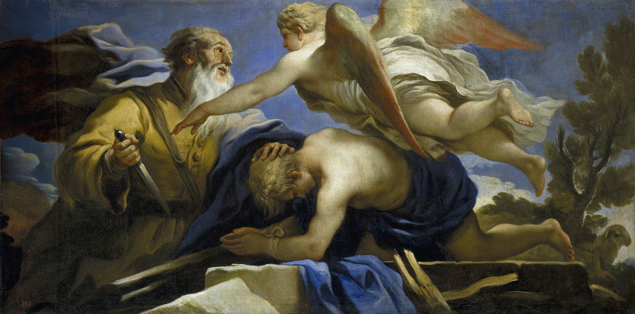 Isaks ofre - Luca Giordano