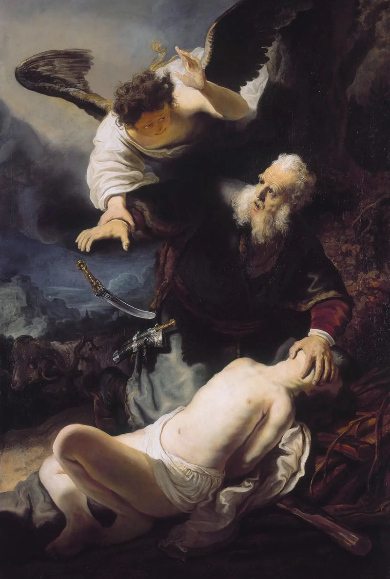 Isaks ofring - Rembrandt