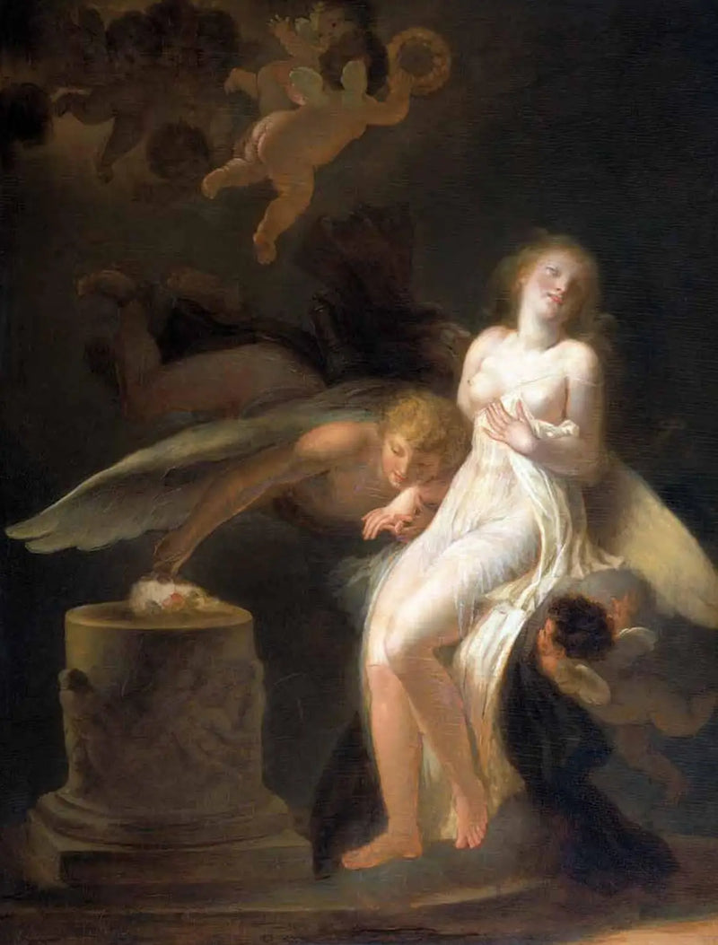 Ofret for rosen - Jean-Honoré Fragonard