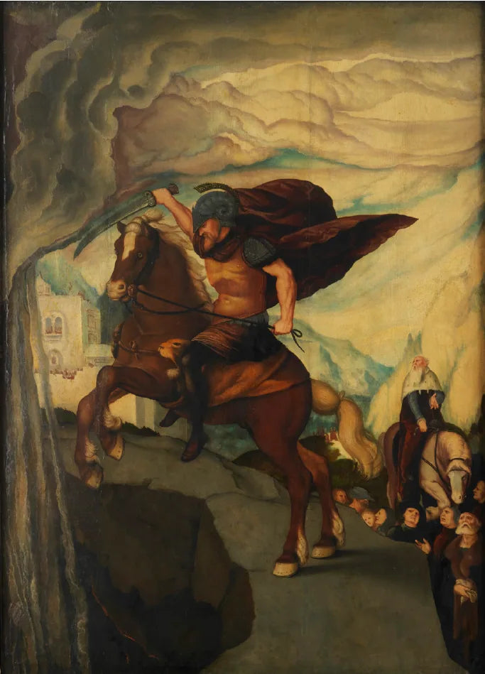 Ofresøvelse af Marcus Curtius - Hans Baldung Grien