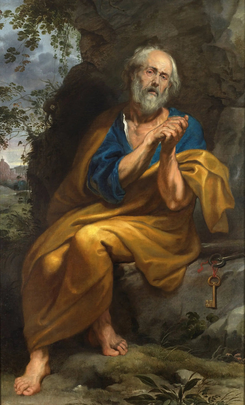 Den fortrykte Sankt Peter - Antoine van Dyck