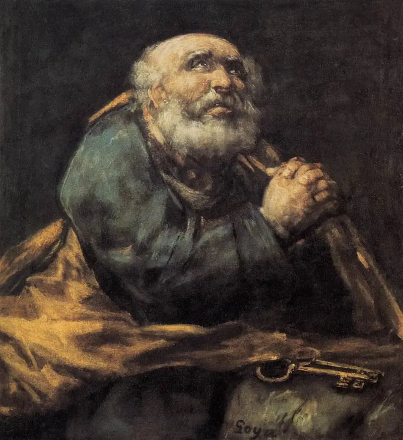 Den angrende Sankt Peter - Francisco de Goya