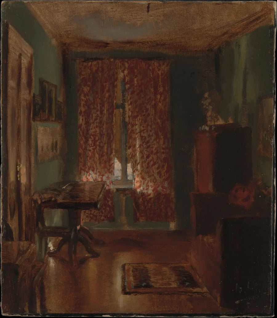 Kunstnerens stue i Ritterstrasse - Adolph von Menzel