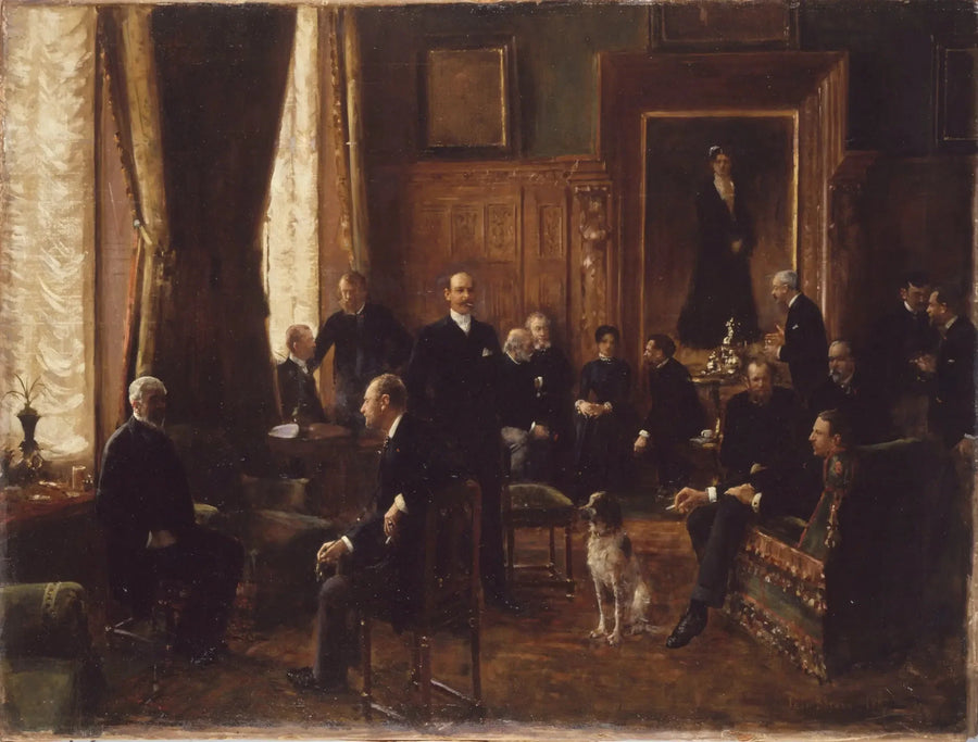 Grevinde Potockas salon - Jean Béraud