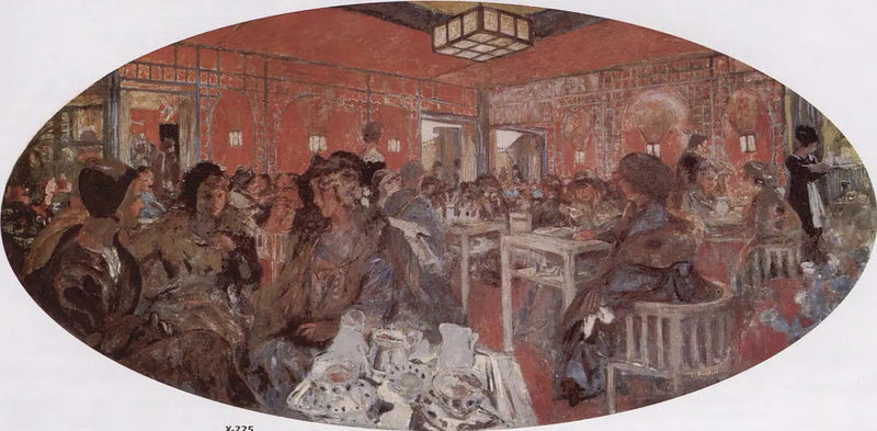 The teahouse of the Grand Teddy - Édouard Vuillard