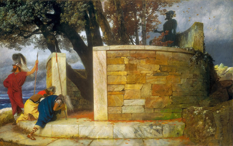 Hercules' helligdom - Arnold Böcklin