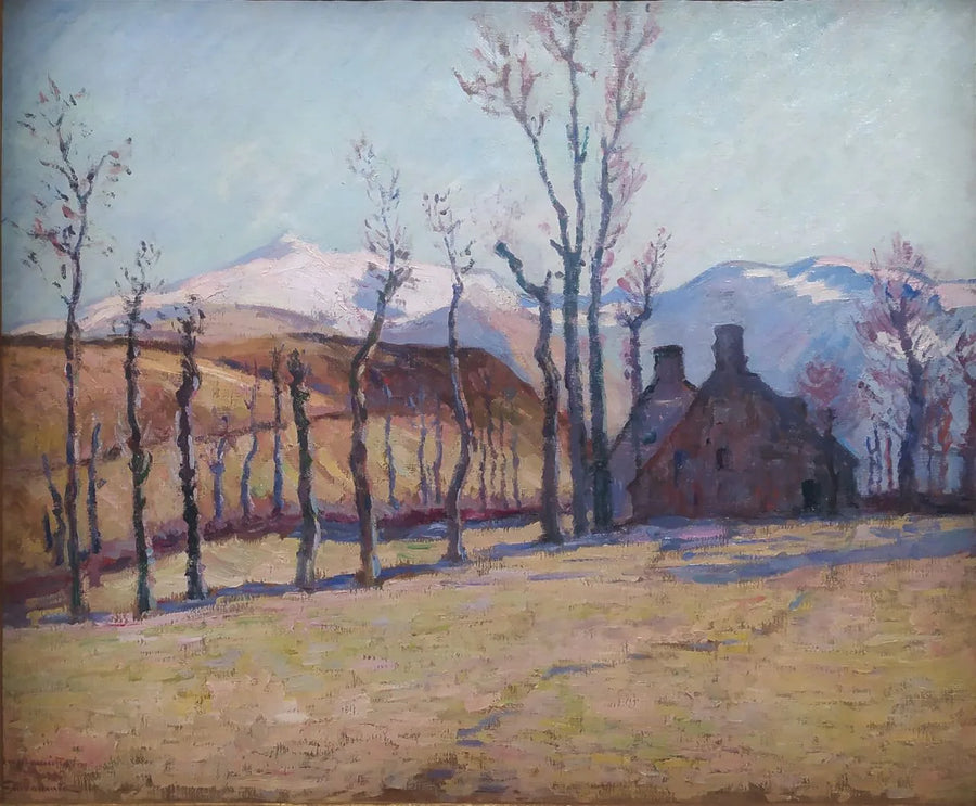 Den snedækkede Sancy, set fra Saint-Sauves, 14. februar 1896 - Armand Guillaumin