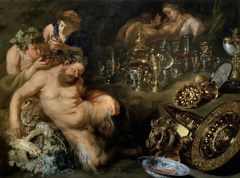 Den berusede satyr - Peter Paul Rubens
