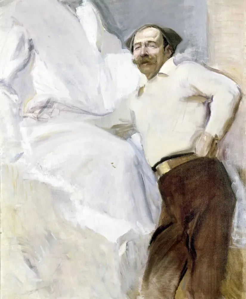 Skulptøren, Mariano Benlliure og Gil - Joaquín Sorolla