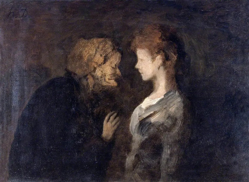 Hemmeligheden - Honoré Daumier