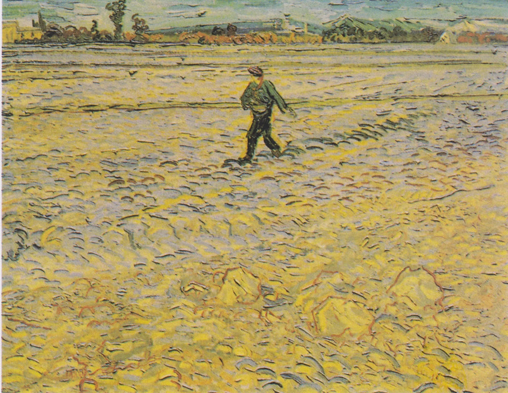 Le semeur II - Vincent van Gogh image 1 copie peinte à la main à l’huile