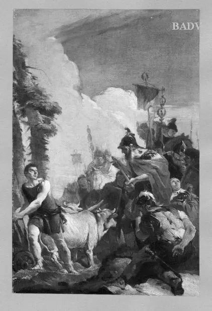 le Sénat convoque Cincinnatus - Giovanni Battista Tiepolo - Alpha Reproduction