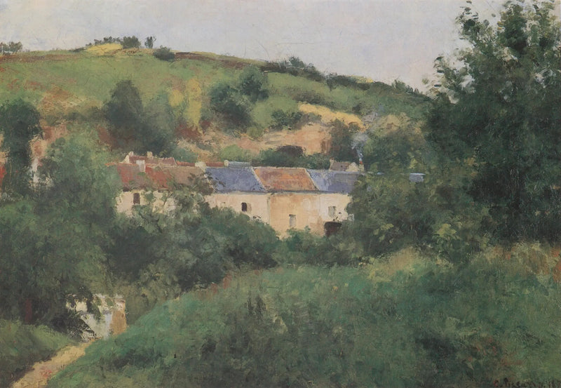 Landsbyens sti - Camille Pissarro