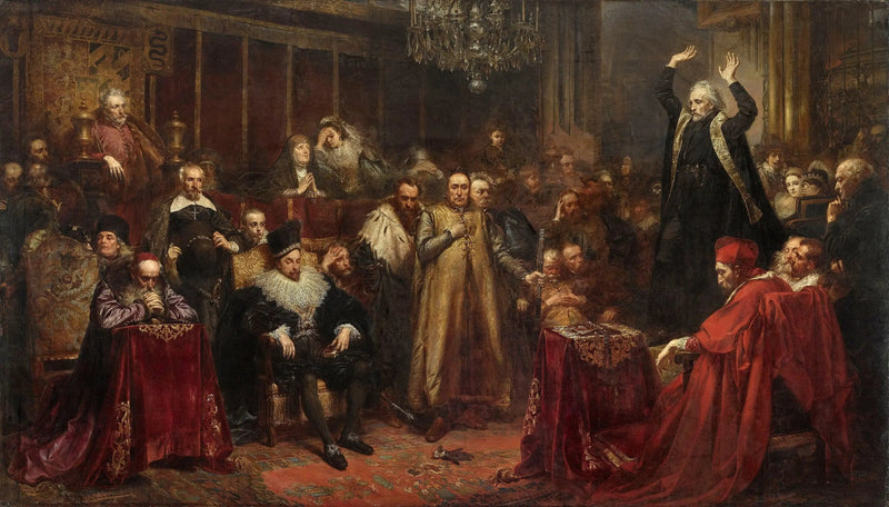 Piotr Skarga's Prædiken - Jan Matejko