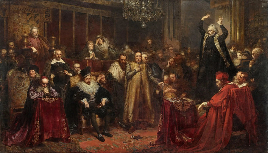 Piotr Skarga's Prædiken - Jan Matejko