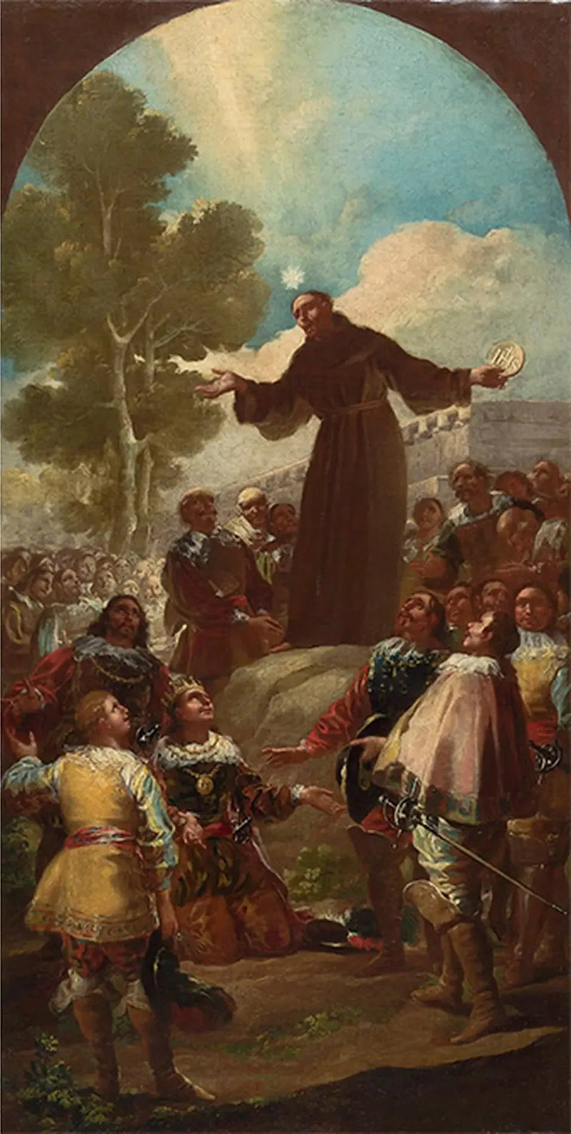 Sermon af hellige Bernardin af Siena - Francisco de Goya