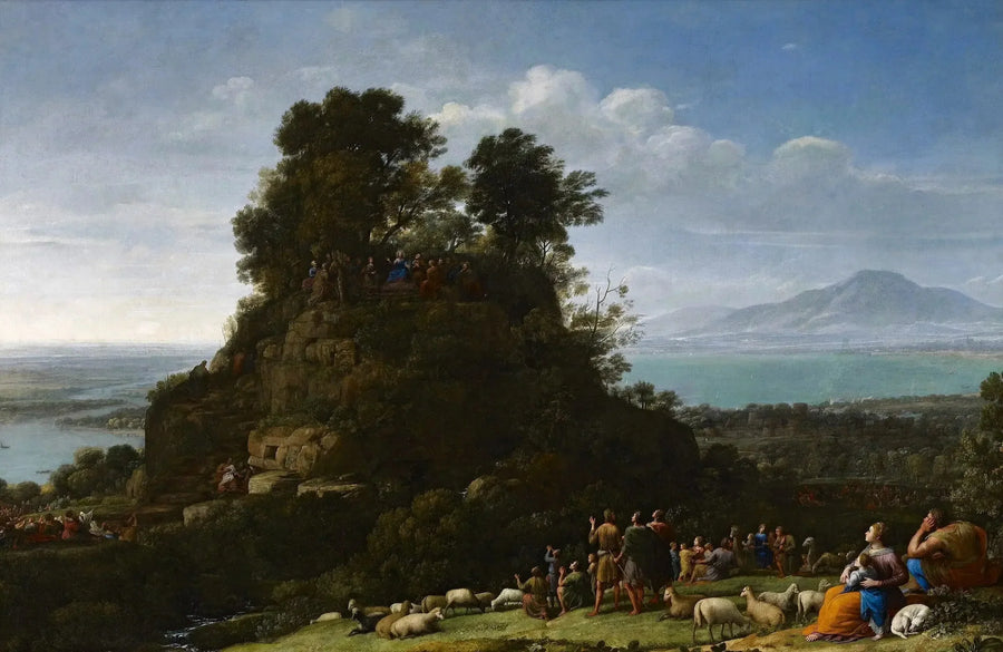 Bjergprædikenen - Claude Lorrain