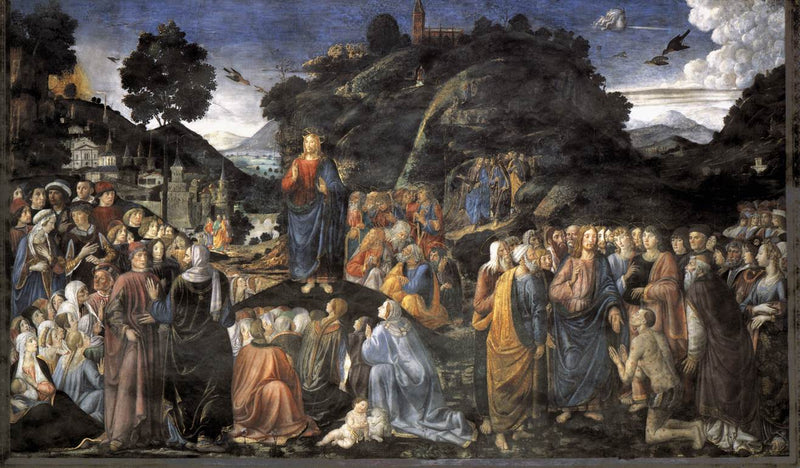Le Sermon sur la montagne - Cosimo Rosselli