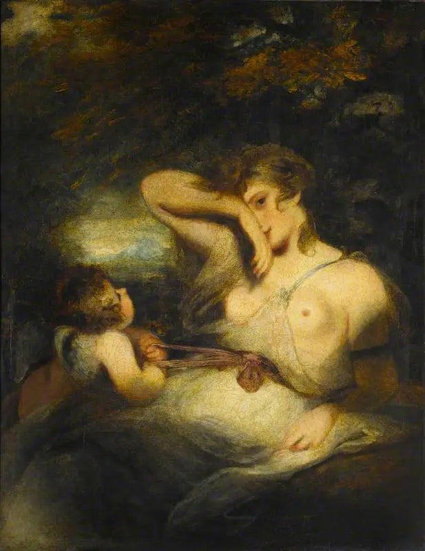 Slangen i græsset (Kærligheden frigør skønhedsområdet) - Joshua Reynolds
