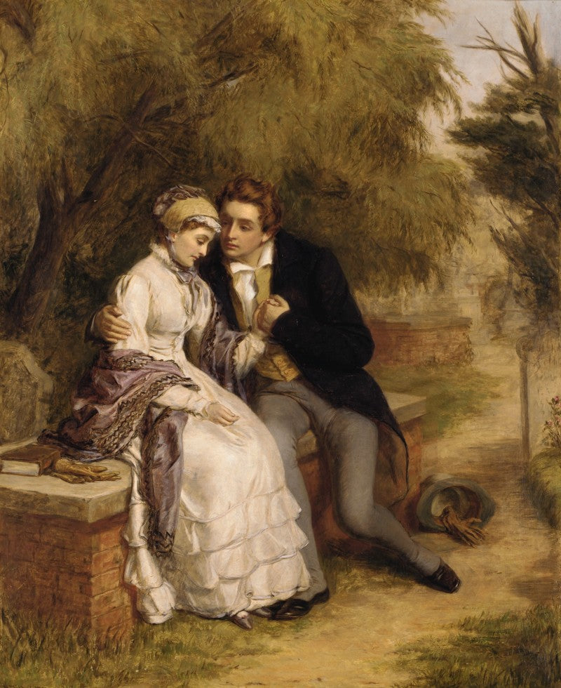 Le siège de l'amant - William Powell Frith image 1 reproduction de peinture à l’huile