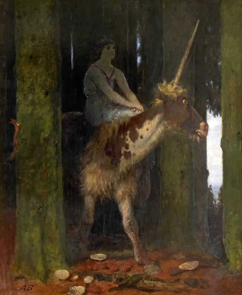 Skovens stilhed - Arnold Böcklin