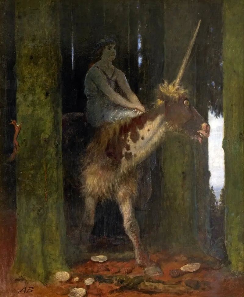 Skovens stilhed - Arnold Böcklin