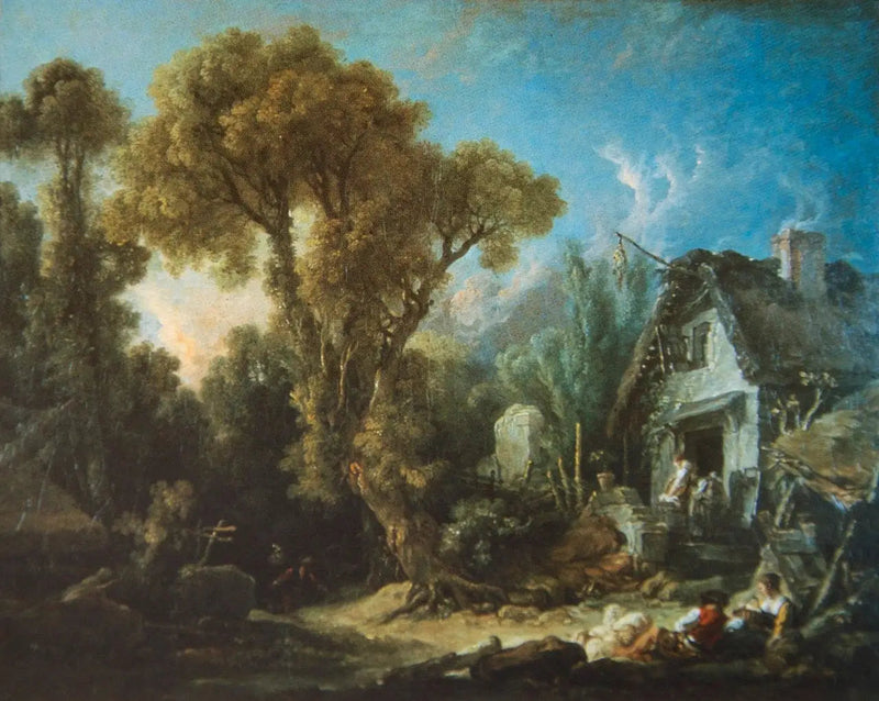 Aften (omkring Beauvais) - François Boucher