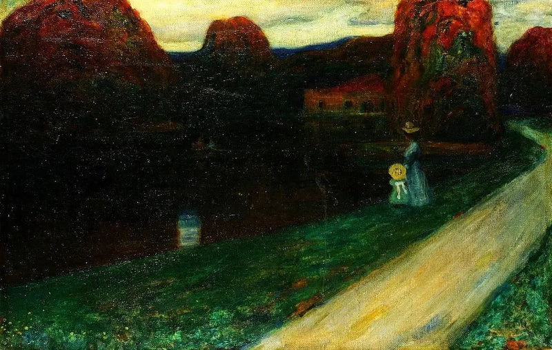 Aftenen. - Vassily Kandinsky