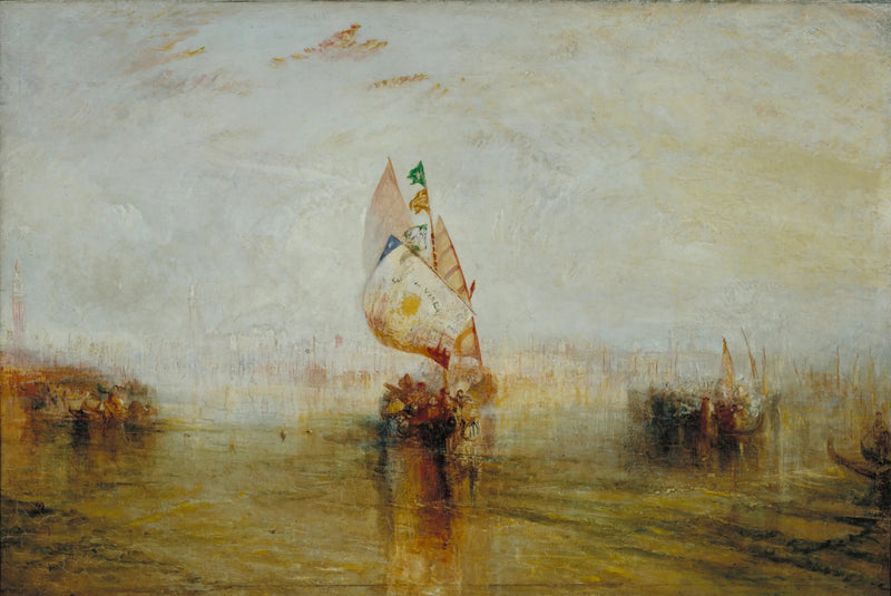Solen i Venedig sejler ud - J. M. W. Turner