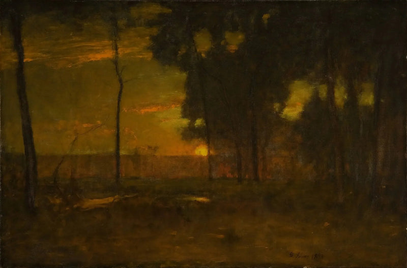 Den strålende sol - George Inness