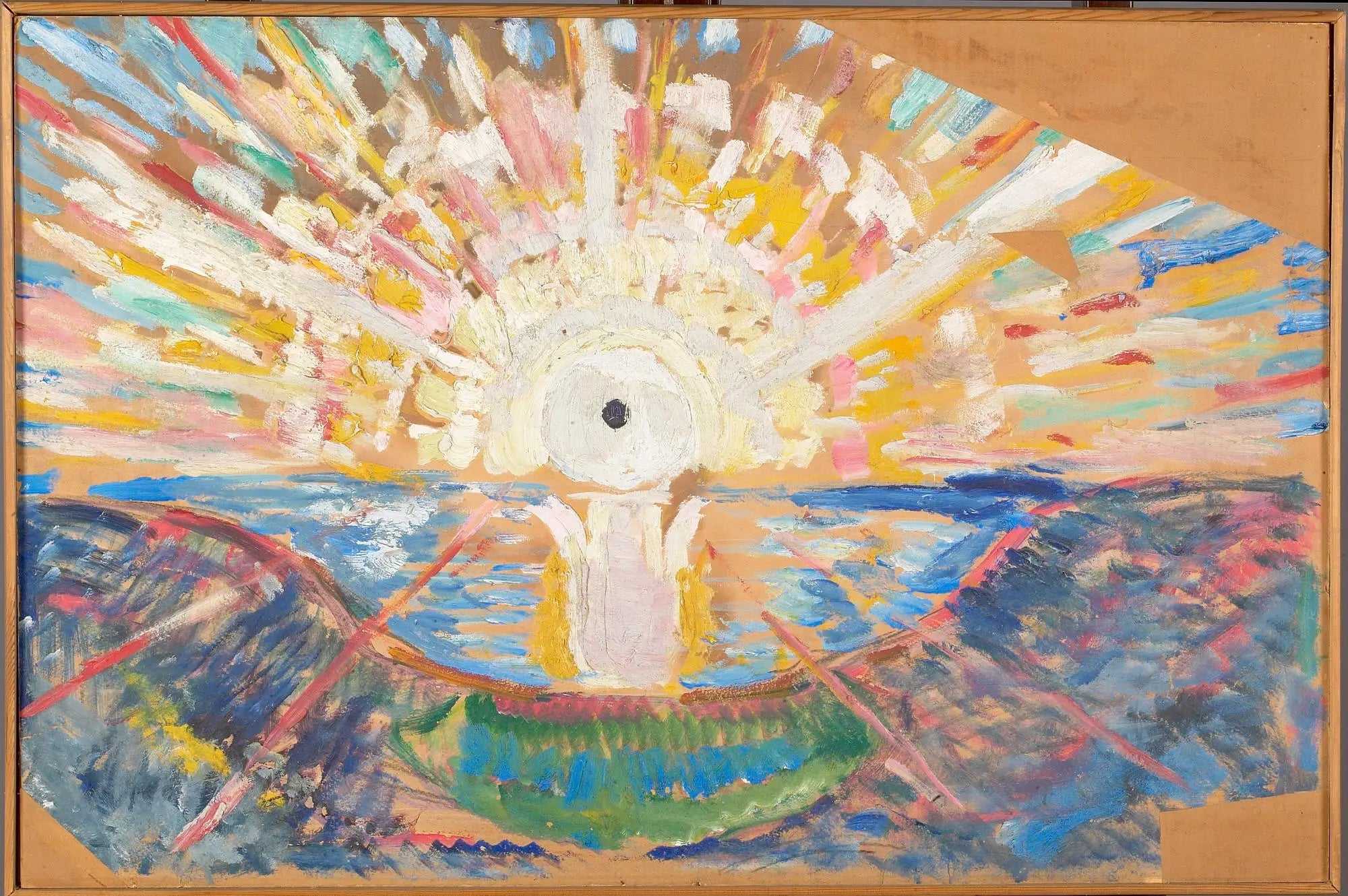 Le Soleil - Edvard Munch image 1 tableau peint à l’huile sur toile