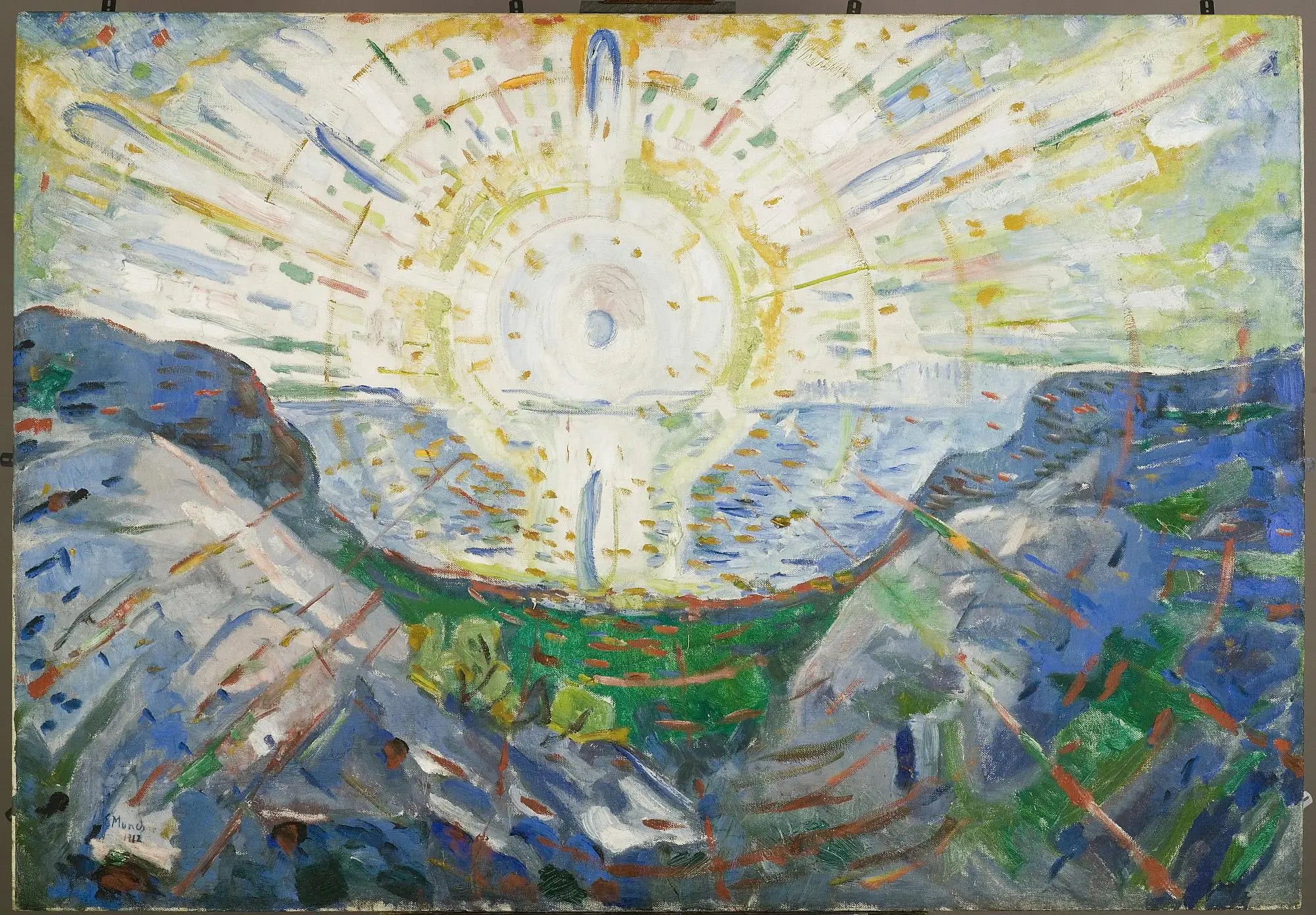 Reproduction du tableau « Le Soleil - Edvard Munch » par Alpha Reproduction en peinture à l’huile