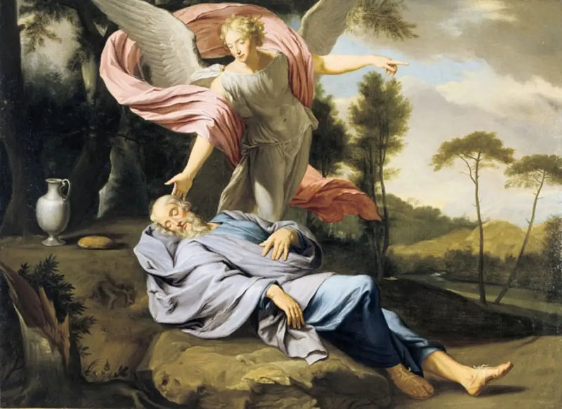Elies søvn - Louis Jean François Lagrenée