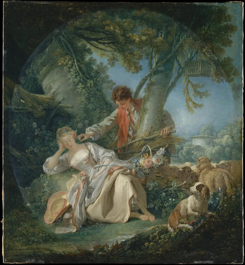 Den afbrudte søvn - François Boucher