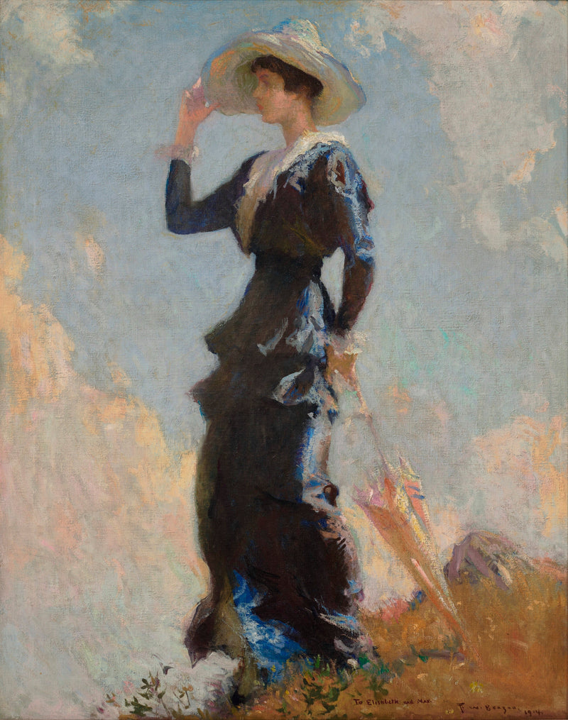 Toppen af bakken - Frank Weston Benson