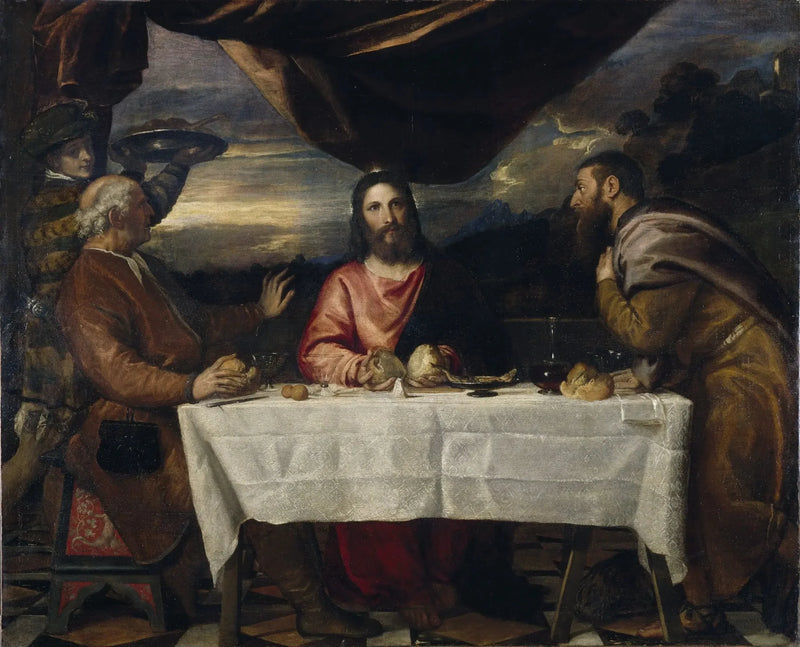 Emmaus-måltidet - Titian
