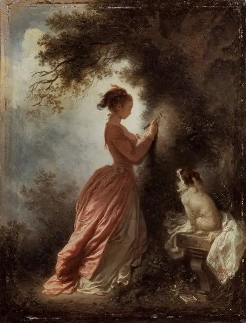 Le Souvenir - Jean-Honoré Fragonard