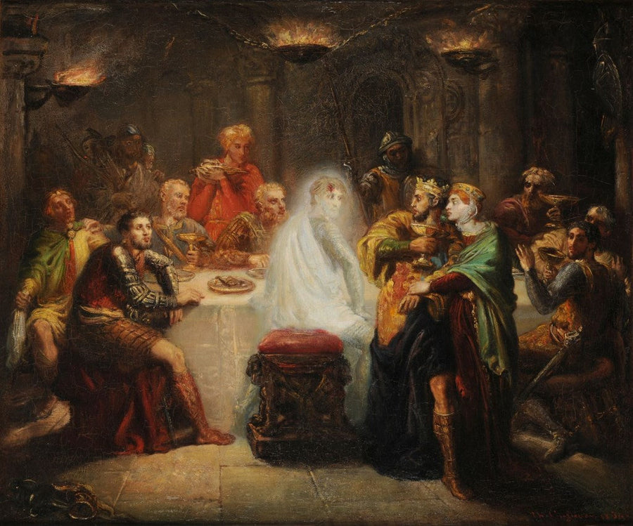 Banquos Spøgelse - Théodore Chassériau