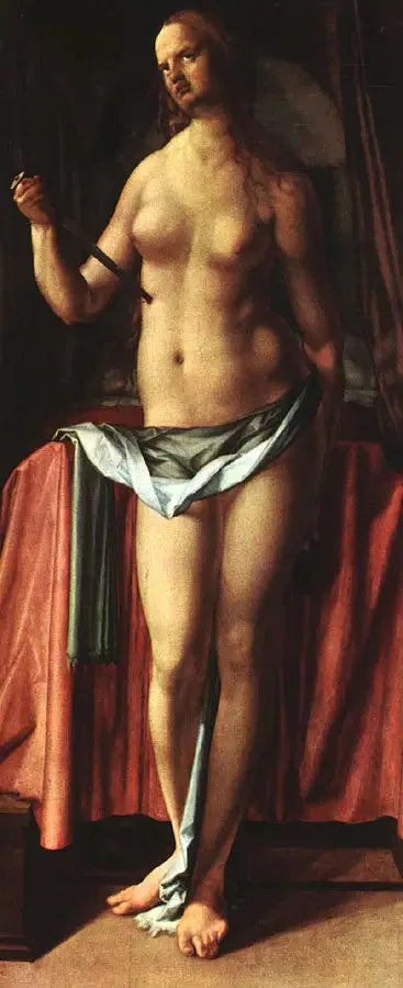 Selvmordet af Lucretia - Albrecht Dürer