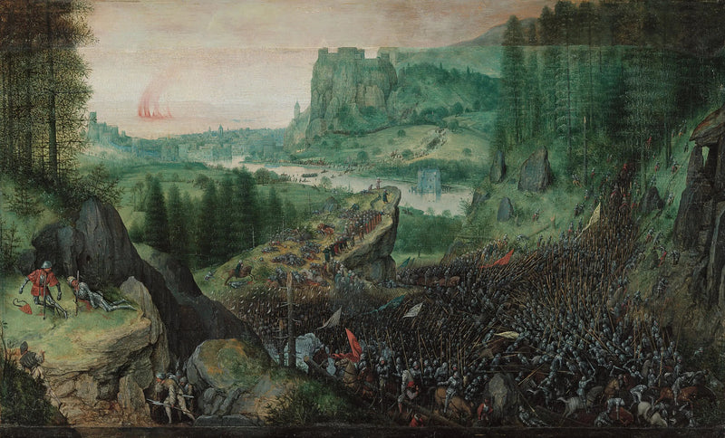 Sauls Selvmord - Pieter Brueghel den Ældre