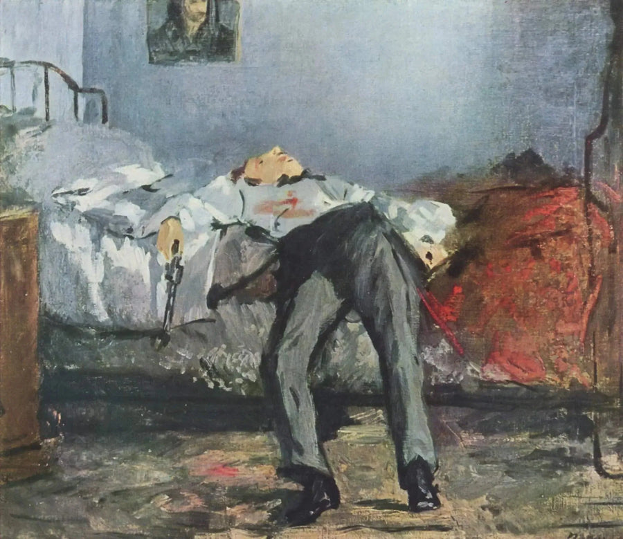 Selvmordet - Édouard Manet