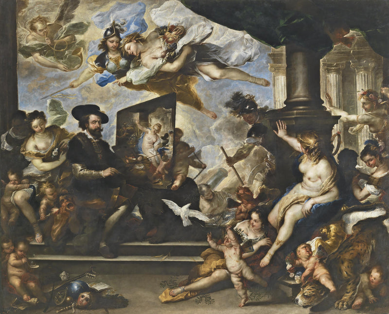 Rubens maleri « Fredens allegori » - Luca Giordano