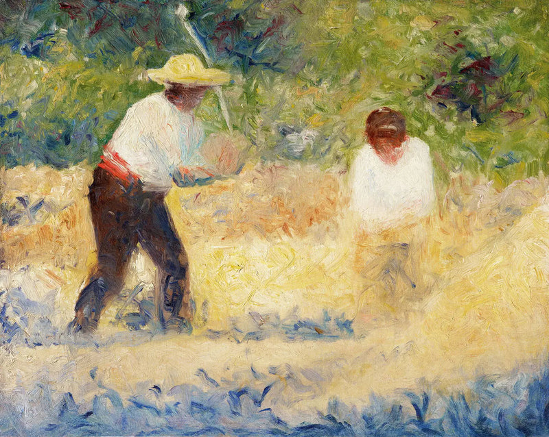 Le tas de pierres - Georges Seurat