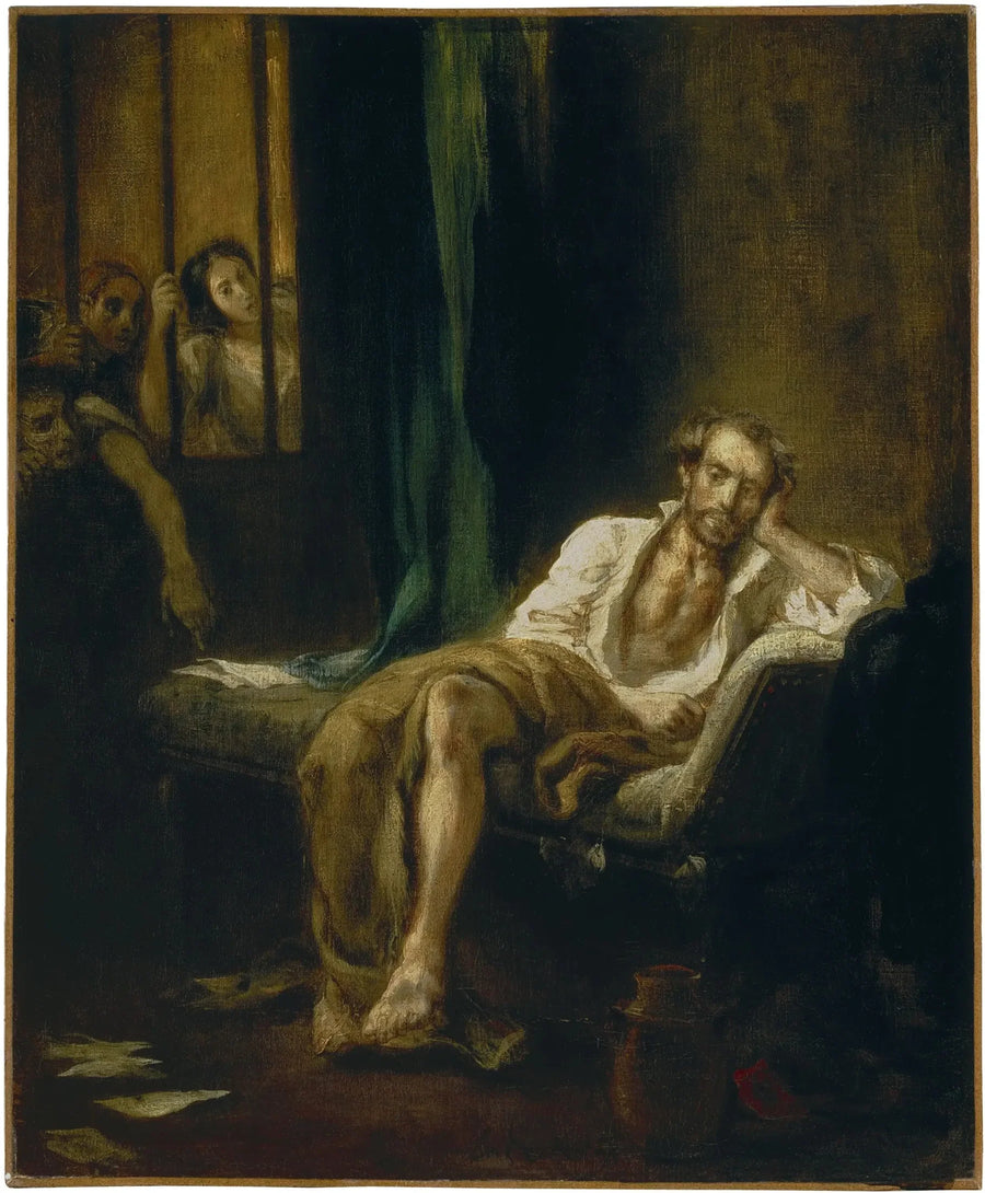 Tassen i sindssygehuset - Eugène Delacroix