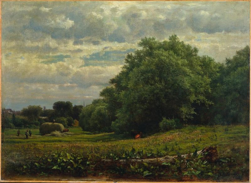 Indhøstningens tid - George Inness