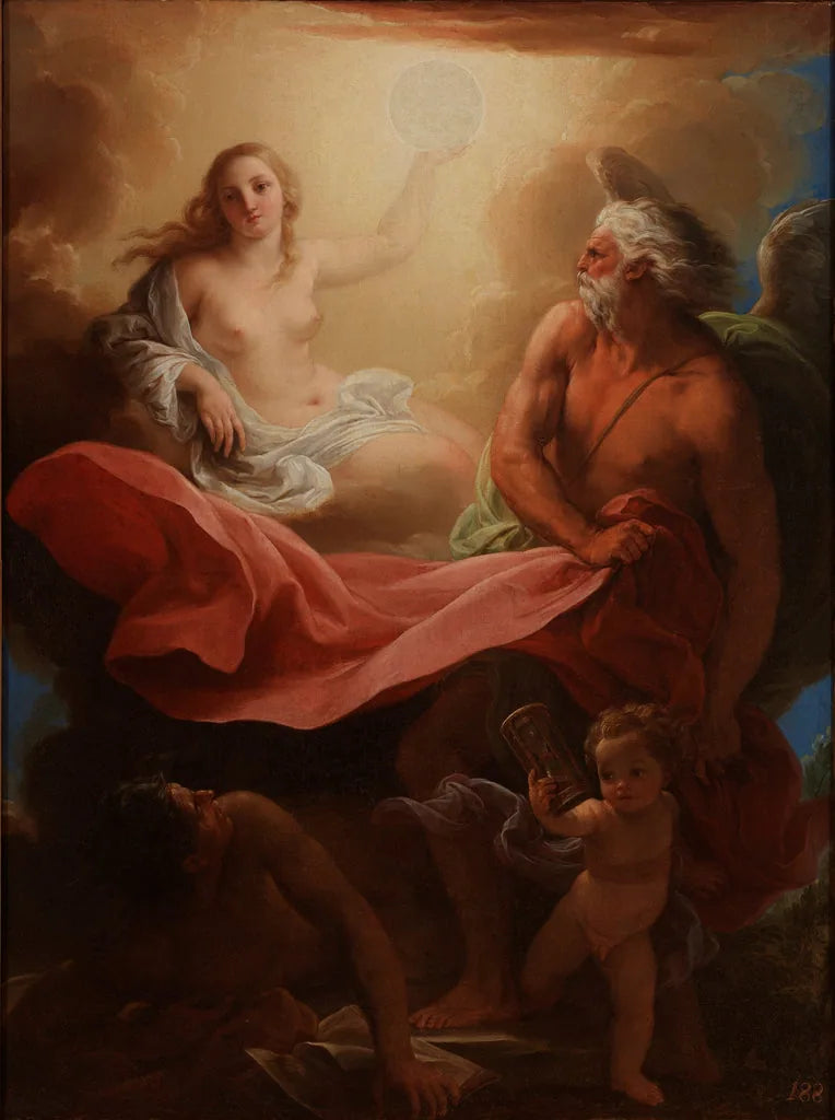 Tiden afslører sandheden - Pompeo Batoni