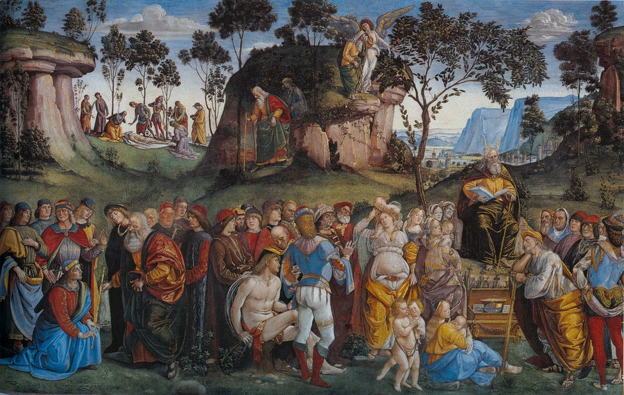 Testamentet og Moises' død - Luca Signorelli