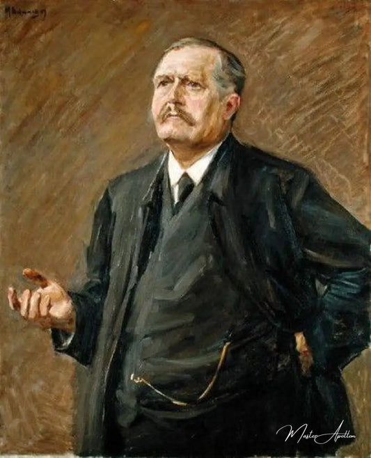 Le théologien et le politicien social, Friedrich Naumann (1860-1919) - Max Liebermann - Reproductions de tableaux et peintures haut de gamme