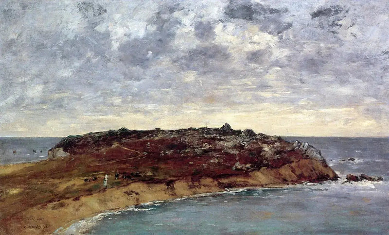 Le Toulinguet, kyster af Camaret - Eugène Boudin