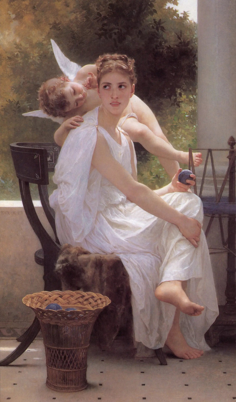 Det afbrudte arbejde - Bouguereau